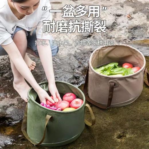 【多功能折叠桶】多功能桶，不止于桶，更似于魔法盒。开启它，你将获得无限可能。冬日暖洗泡脚，夏日凉露垂钓，旅途中车载置物。它是户外摇篮，更是旅行必备，一桶搞定一切！ 商品图1