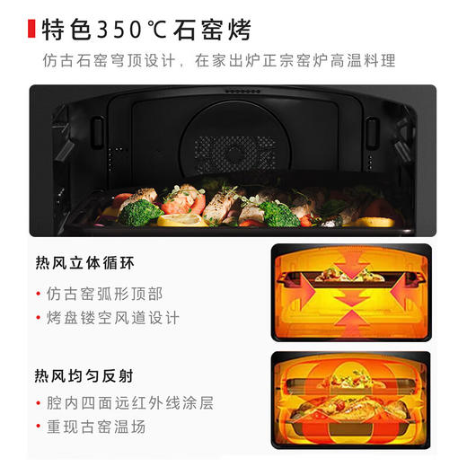 东芝（TOSHIBA）东芝ER-YD5000CNW微蒸烤炸一体机水波炉家用台式变频微波炉电烤箱空气炸蒸箱平板隐藏烤管白色30L 商品图3
