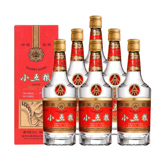五粮液小五粮 52度浓香型白酒 整箱375ml*6瓶包邮 商品图1