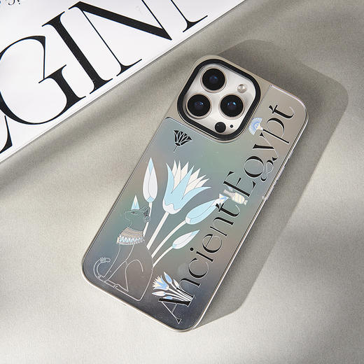 大英博物馆 盖亚·安德森猫系列 炫彩电镀 双层 手机壳 iphone15 pro max 高颜值 情侣款 商品图1