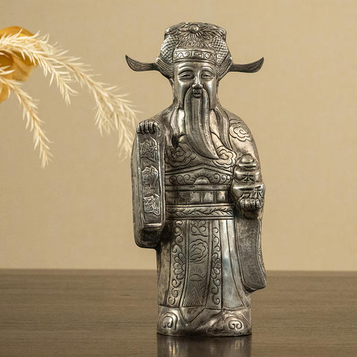 清 银财神像 商品图2