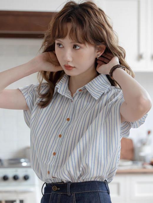 短袖Polo领小衫｜简约牛耳袖，设计感十足 商品图5