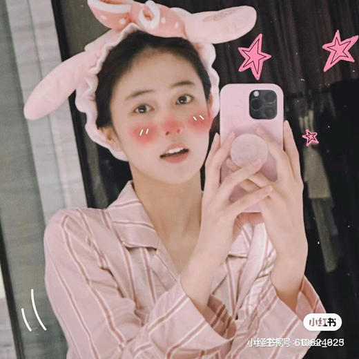 玫瑰的故事~刘亦菲同款家居服 野兽派野桃木槿花系列睡衣 商品图10