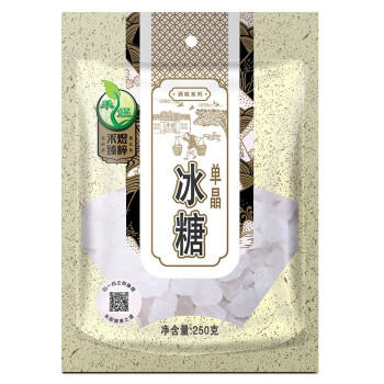 禾煜 单晶冰糖250g   一级 烘焙原料 厨房调味料 泡茶冲饮煲汤调味品  /食品饮料 /南北干货 /干菜类 商品图2
