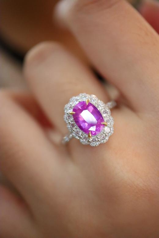 2.44ct 蓝宝石戒指 商品图7