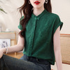 新中式国风盘扣，短袖上衣衬衫KQL-458H3506 商品缩略图1