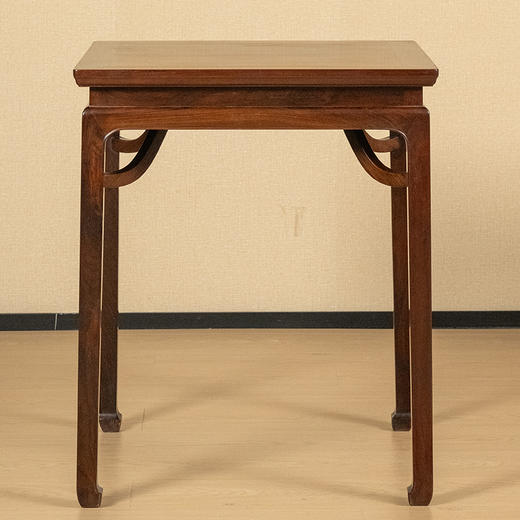 红木高束腰霸王枨马蹄腿方桌 商品图4