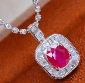 1.12ct 红宝石吊坠