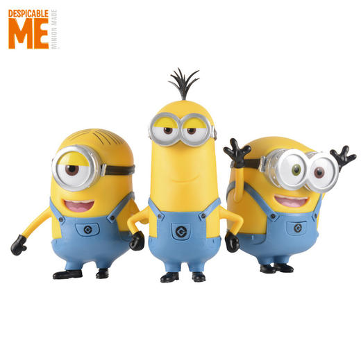 【发声玩偶凯文/鲍勃】正版小黄人公仔全套手办 环球影城纪念品摆件 商品图3