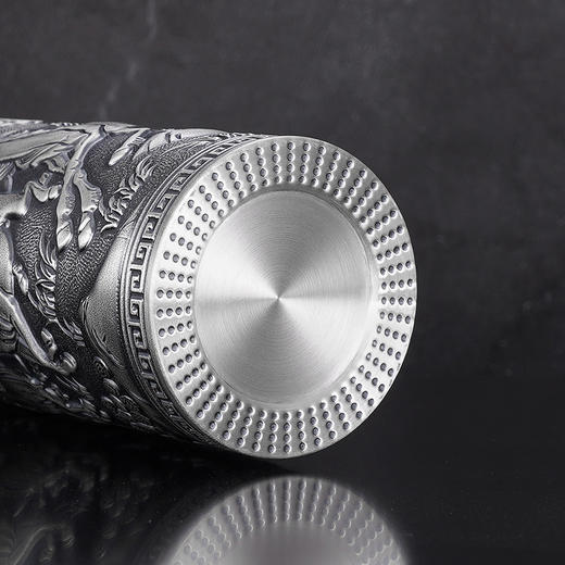 子佩集S999银【旗开马到】杯摆件【DLBJB0036-136】纯银内胆泡茶杯2406 商品图7