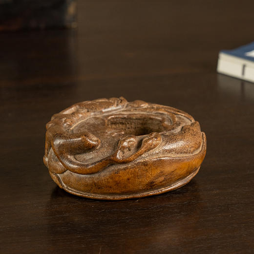 清 竹雕玉兰花水盂 商品图4