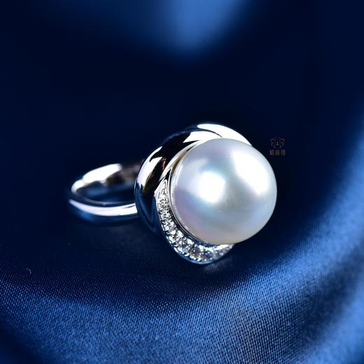 【绽放】珍珠镶钻戒--ZZ2406088 商品图1