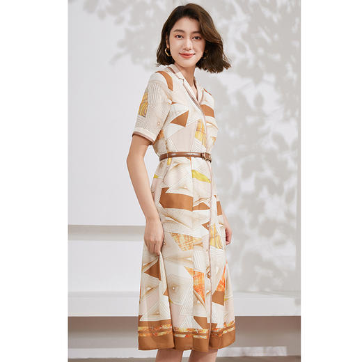 乔万尼新连衣裙简约职场通勤风EM2E733 商品图1