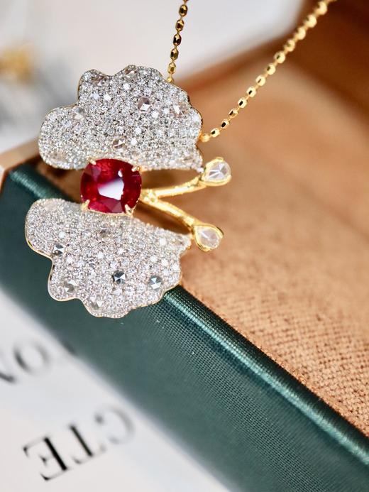 1.02ct 5.7g 红宝石项链 商品图2