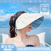 「五款配饰！冰丝贝壳帽」沙滩防晒帽女夏季防紫外线遮阳帽大帽檐全遮脸太阳帽配饰 商品缩略图0