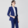 【上衣+裤子】罗蒙女士套装工作面试通勤简约大气职业装两件套女 商品缩略图5
