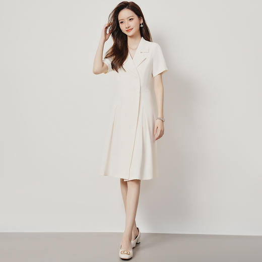 【优雅气质】罗蒙女士连衣裙舒适百搭简约时尚温柔商务西装中长裙女 商品图9