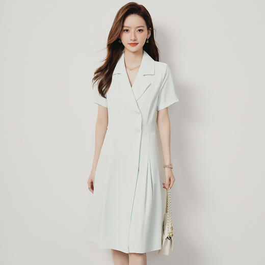 【优雅气质】罗蒙女士连衣裙舒适百搭简约时尚温柔商务西装中长裙女 商品图3