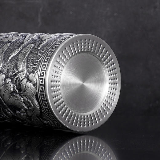 子佩集S999银【年年有余】杯摆件【DLBJB0035-136】纯银内胆泡茶杯2406 商品图7