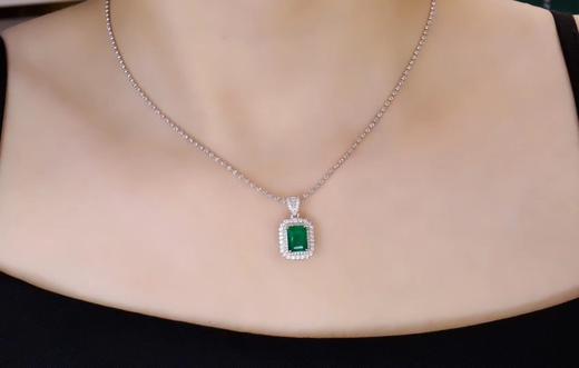 1.29ct 祖母绿吊坠 商品图4