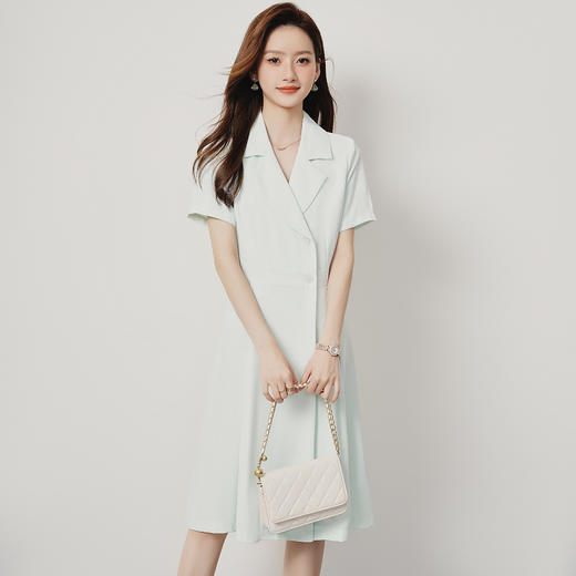【优雅气质】罗蒙女士连衣裙舒适百搭简约时尚温柔商务西装中长裙女 商品图14