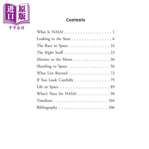 【中商原版】什么是美国国家航空航天局 What Is Nasa 英文原版 儿童科普读本 知识百科图书 进口儿童读物 8-12岁 Who HQ系列 商品图1