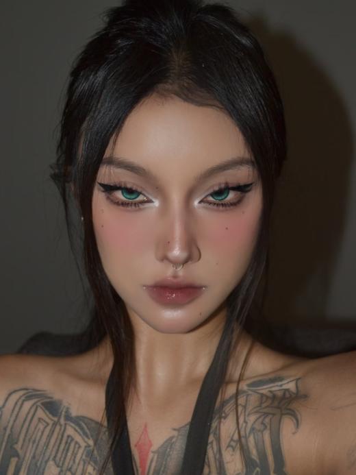 Jellydoll 月抛 绿魔鬼 14.5mm 绿色混血 拍下即为一副两片 有日抛/半年抛 商品图2