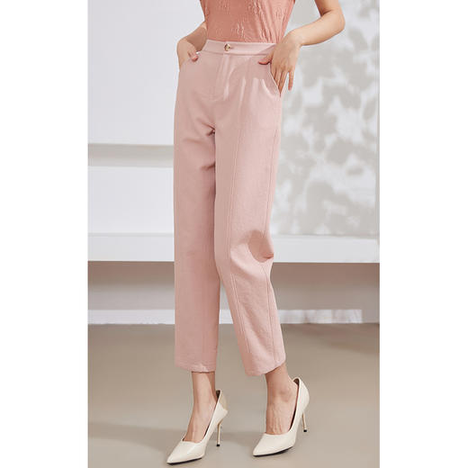 乔万尼休闲裤女夏新款直筒裤薄款EM2F849 商品图1