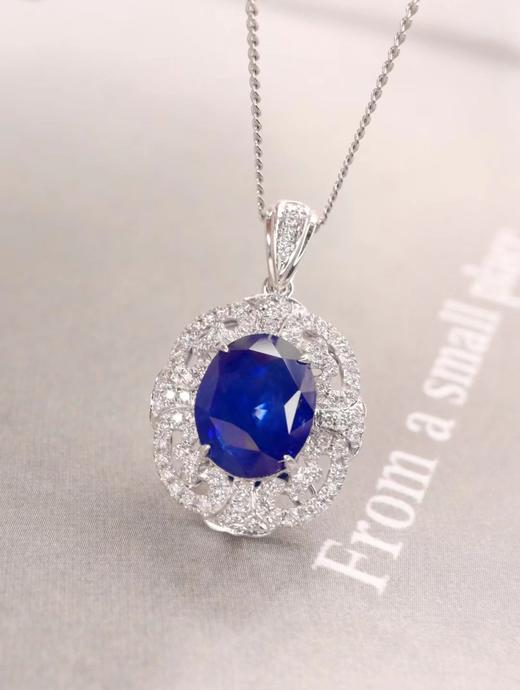 2.8ct 蓝宝石吊坠 商品图3