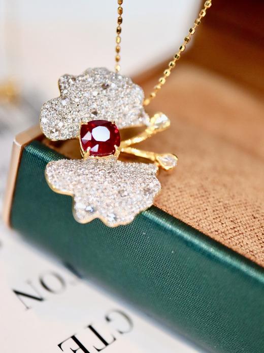 1.02ct 5.7g 红宝石项链 商品图7