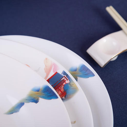 康宁 冰萃玲珑  盛世鸣和系列 餐具 13件套 商品图3