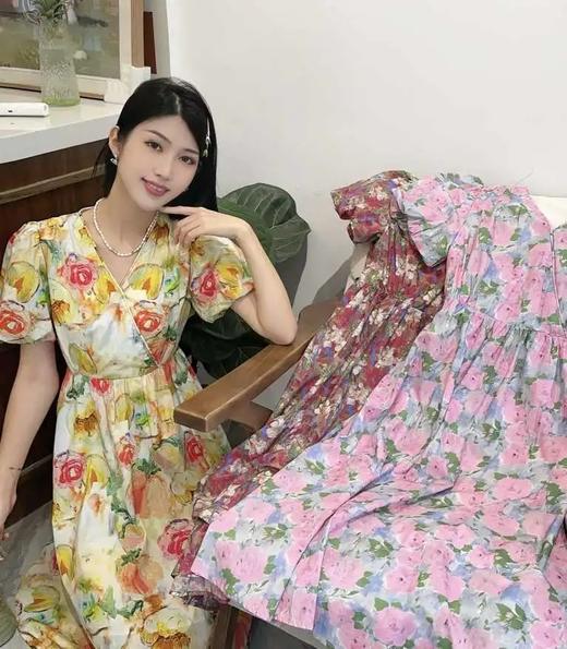 74L20158#花色连衣裙 商品图0
