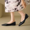 【预售5天】巨软水晶压花羊皮尖头低跟浅口单鞋时尚平底鞋优雅女鞋QSNX&999 商品缩略图1