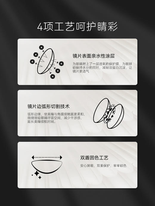 【swancon半年抛】黑天鹅美瞳隐形眼镜正品官网旗舰店 商品图2