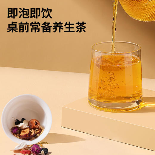 【正宗同仁堂品牌】北京同仁堂 青源堂 人参姜枣陈皮玫瑰茶360克礼盒（15克×24）茶色清透 即泡即饮 严选食材 匠心配比SY 商品图2