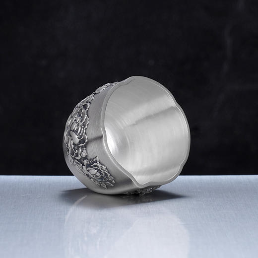 子佩集S999银【如意】酒杯摆件【BX0460550-2】纯银酒具2406 商品图2