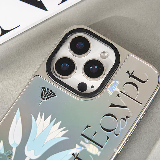 大英博物馆 盖亚·安德森猫系列 炫彩电镀 双层 手机壳 iphone15 pro max 高颜值 情侣款 商品图2