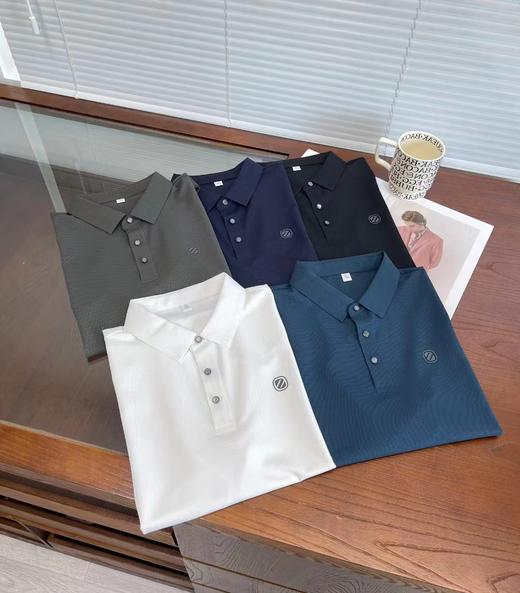 Z亚 2024夏季新款 男士 胸前小标 无痕速干短袖Polo衫 5色 Z-11811 商品图0