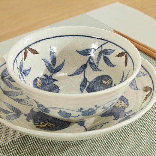 日本制餐具 金石榴系列 饭碗/大碗/圆钵/拉面碗/深盘 商品图12
