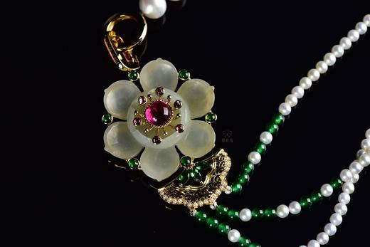 【花好月圆】白玉花珍珠项链-XL12307062 商品图2