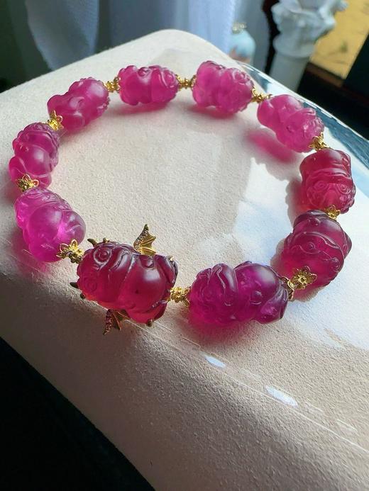 20.3g 雕刻碧玺手链 商品图6