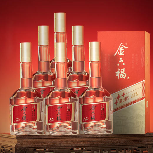 【仅供集采】金六福 新时代三星 浓清酱兼香白酒纯粮酿造50.8度 500mL *6瓶 （整箱装） 商品图0