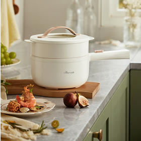 【赠品】小熊煮面锅家用单人小电锅宿舍电煮锅学生锅小火锅DRG-E15F2