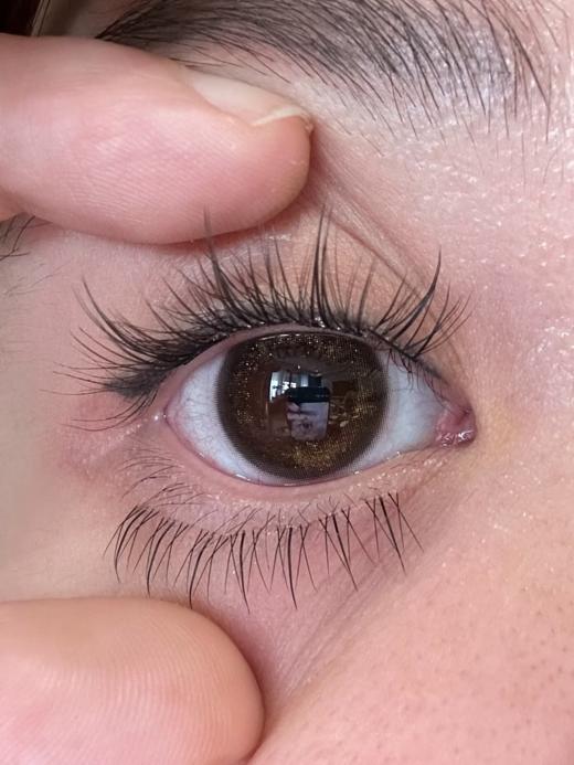 Jellydoll 半年抛 黑金玫瑰 14.2mm 黑 拍下即为一副两片 黑金玫瑰有日抛 商品图3