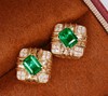 1.37ct 祖母绿耳钉 商品缩略图1