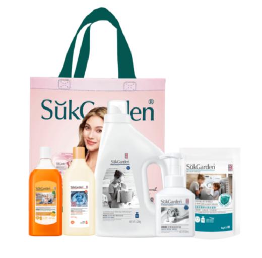 蔬果园 家庭清洁礼袋套装5件套 商品图0