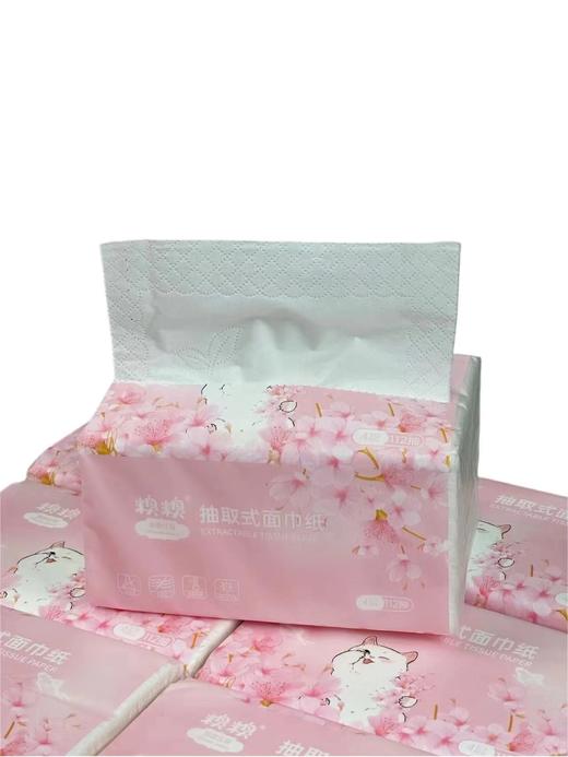 糗糗庄园抽纸面巾纸4层加厚（112抽/包  ） 商品图3