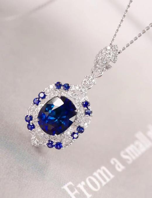 1.9ct 蓝宝石吊坠 商品图3