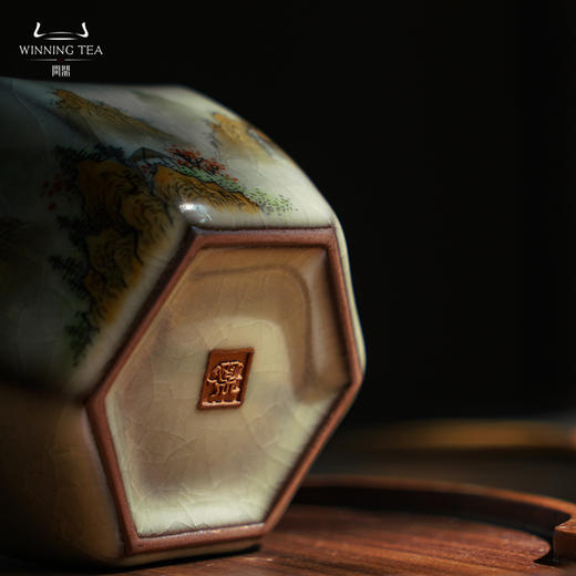 问鼎哥窑致巧款静空杯（秀峰叠嶂）（缺货） 商品图4