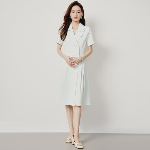 【优雅气质】罗蒙女士连衣裙舒适百搭简约时尚温柔商务西装中长裙女 商品图12